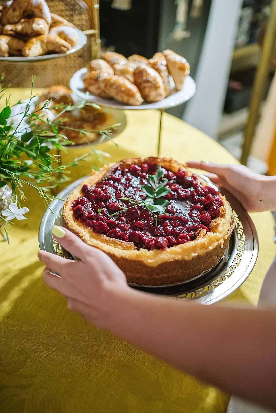 Cheesecake de cereja